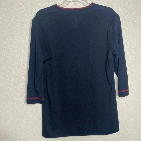 Exclusively Misook Womens Black Top Size Medium- FINAL - Picture 3 of 4